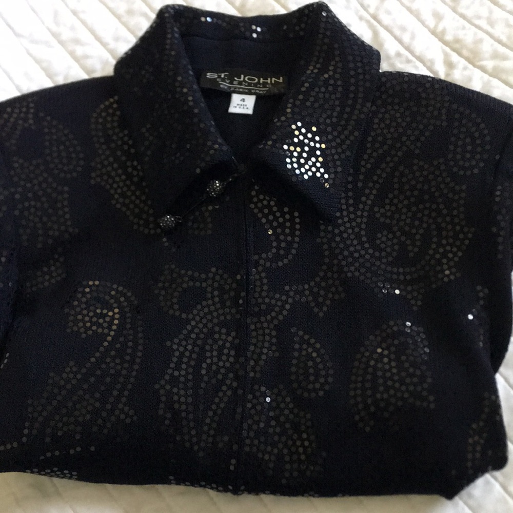 St. John cardigan navy blue